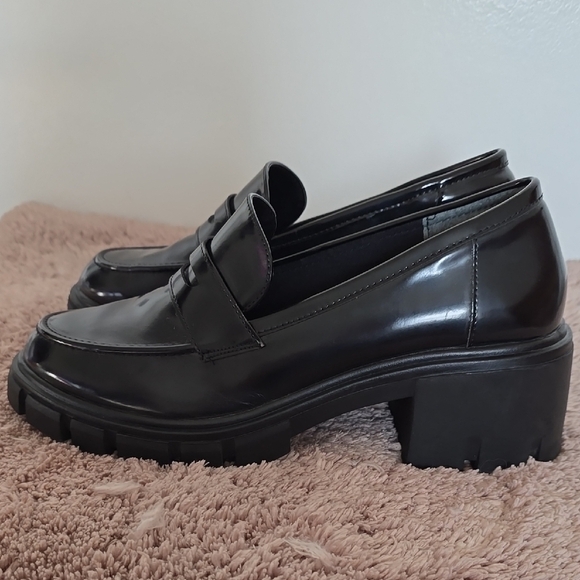 Sincerely Jules Black Moccasins Slip-On Shoes - Picture 4 of 11